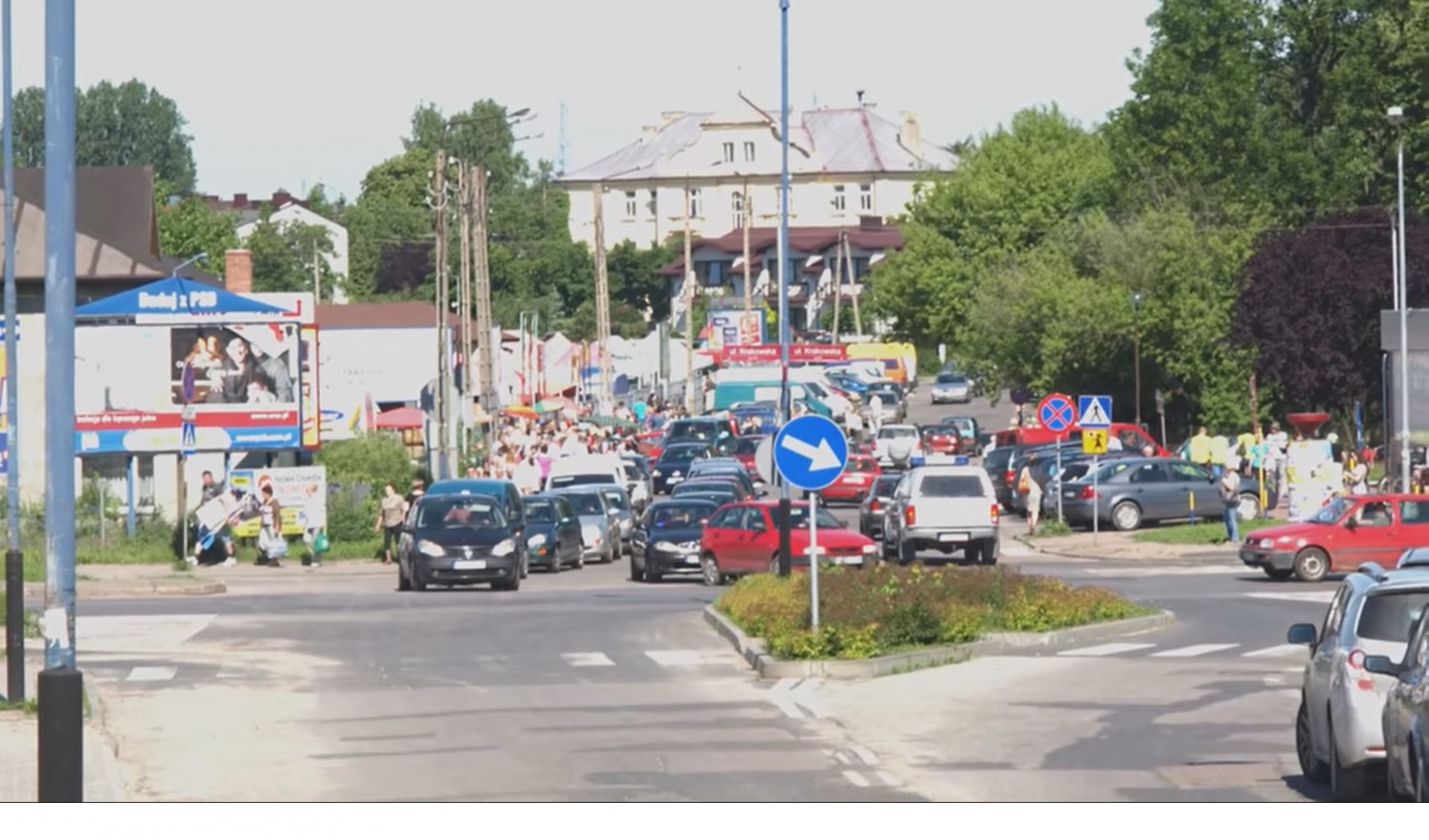 fot: skrzyżowanie ulic Targowej, Krakowskiej, Stara Droga