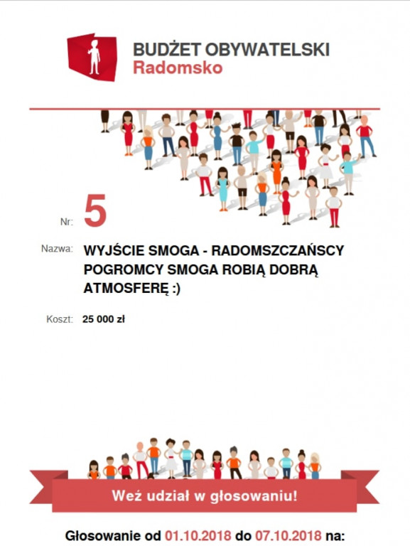 Budżet Obywatelski Radomsko 2019