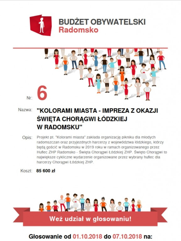 Budżet Obywatelski Radomsko 2019