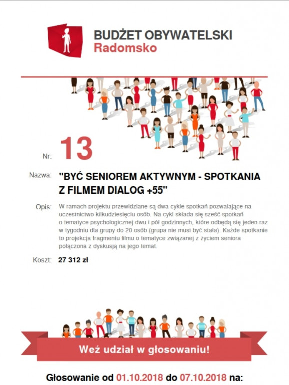 Budżet Obywatelski Radomsko 2019