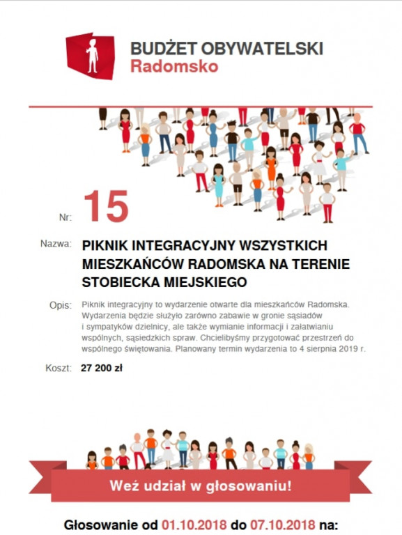 Budżet Obywatelski Radomsko 2019