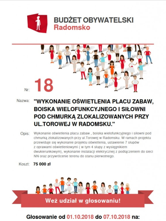 Budżet Obywatelski Radomsko 2019