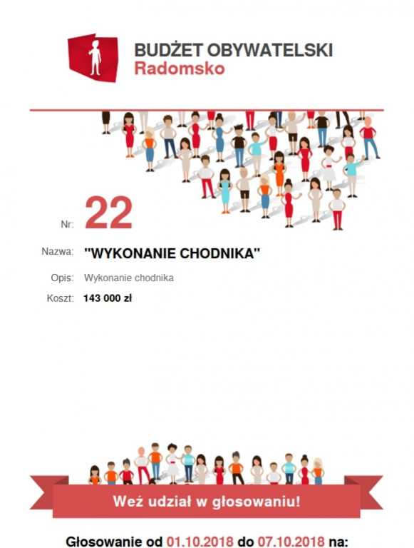 Budżet Obywatelski Radomsko 2019