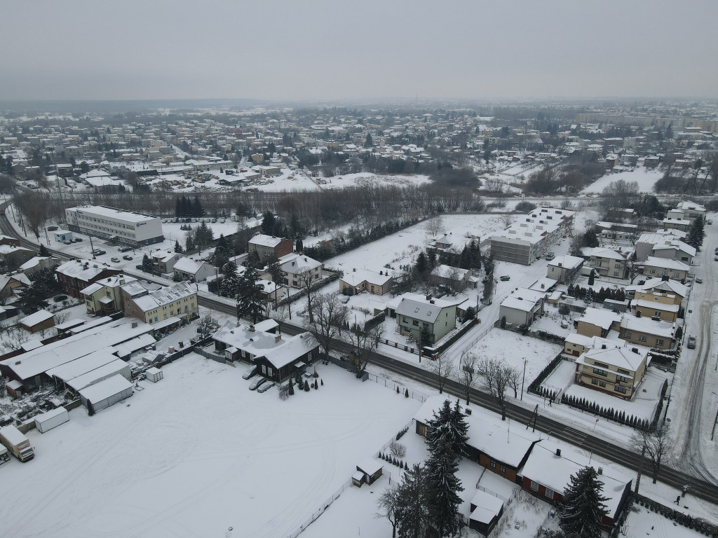 RADOMSKO z lotu ptaka - zobacz zimowe zdjęcia.