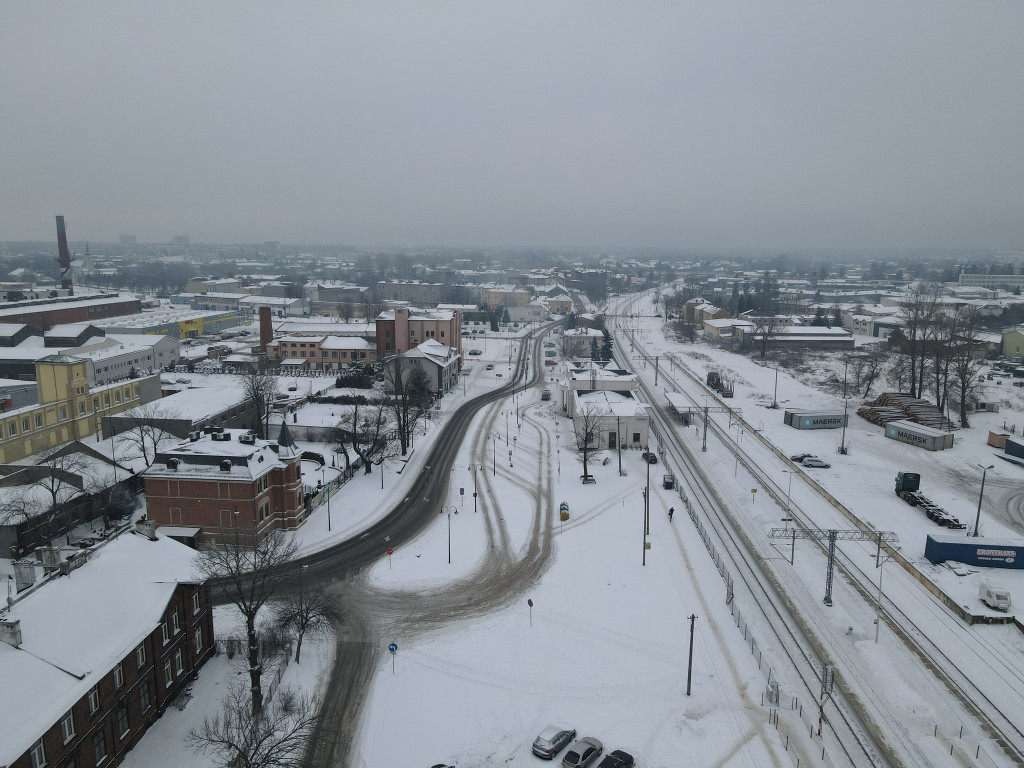 RADOMSKO z lotu ptaka - zobacz zimowe zdjęcia.