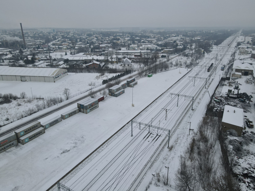 RADOMSKO z lotu ptaka - zobacz zimowe zdjęcia.