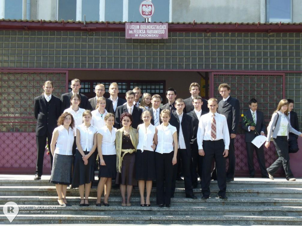 I Liceum Ogólnokształcące w Radomsku NASZA KLASA