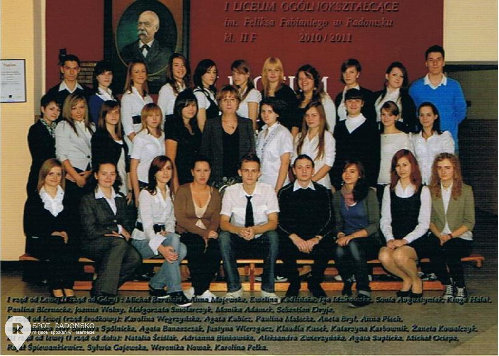 I Liceum Ogólnokształcące w Radomsku NASZA KLASA