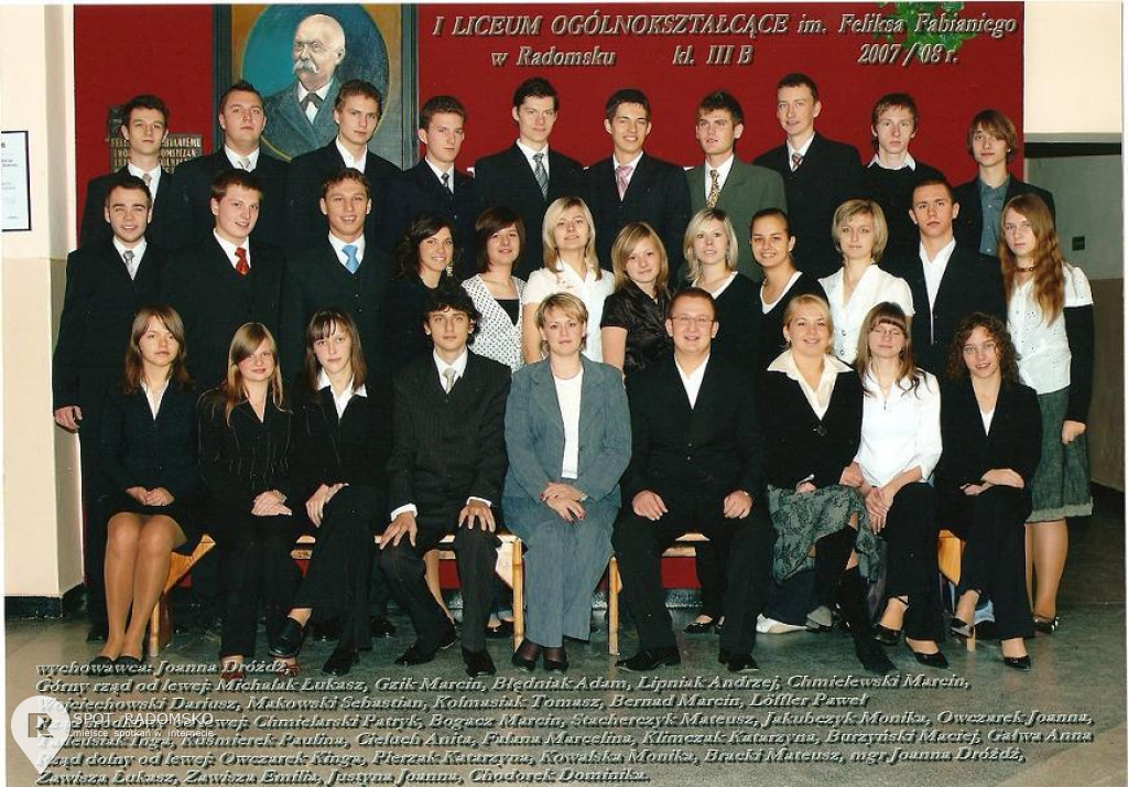I Liceum Ogólnokształcące w Radomsku NASZA KLASA