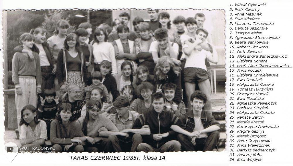 I Liceum Ogólnokształcące w Radomsku NASZA KLASA