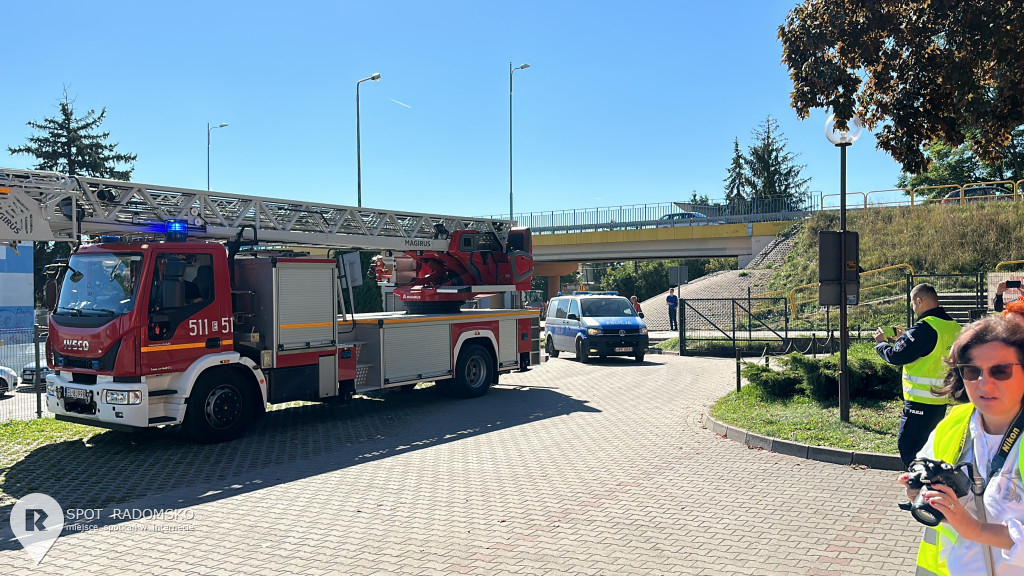 ?Terrorysta w ZSP nr 1 w Radomsku - to ćwiczenia