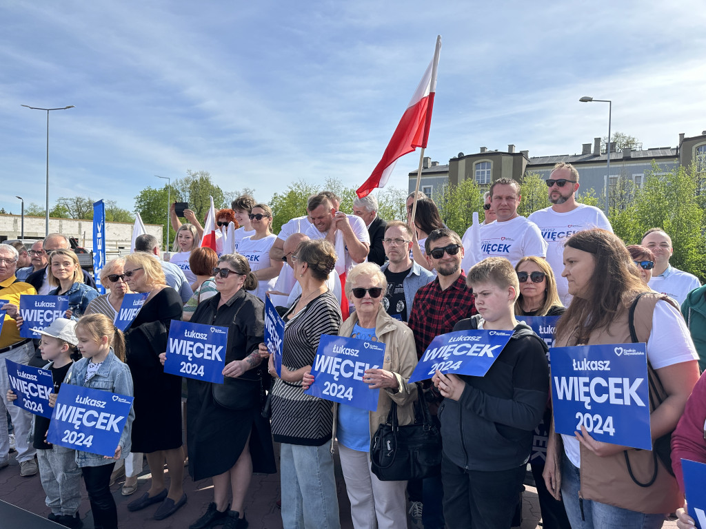 Prezydent Warszawy Rafał Trzaskowski w Radomsku