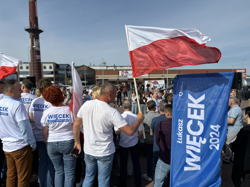 Prezydent Warszawy Rafał Trzaskowski w Radomsku