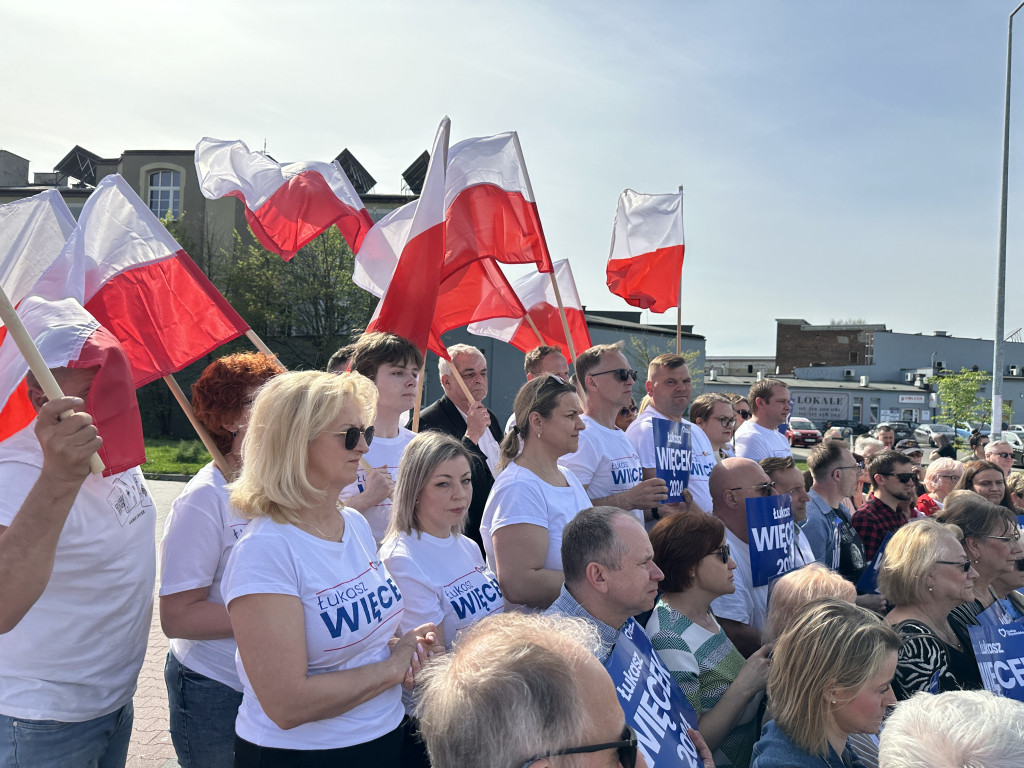 Prezydent Warszawy Rafał Trzaskowski w Radomsku