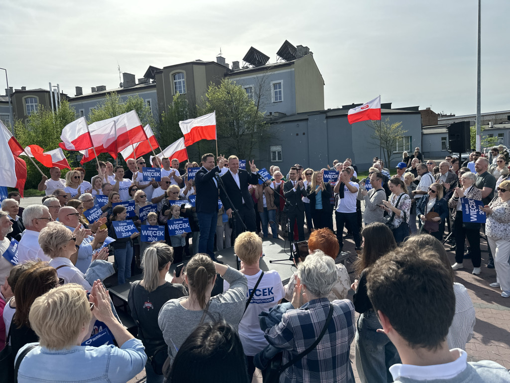 Prezydent Warszawy Rafał Trzaskowski w Radomsku