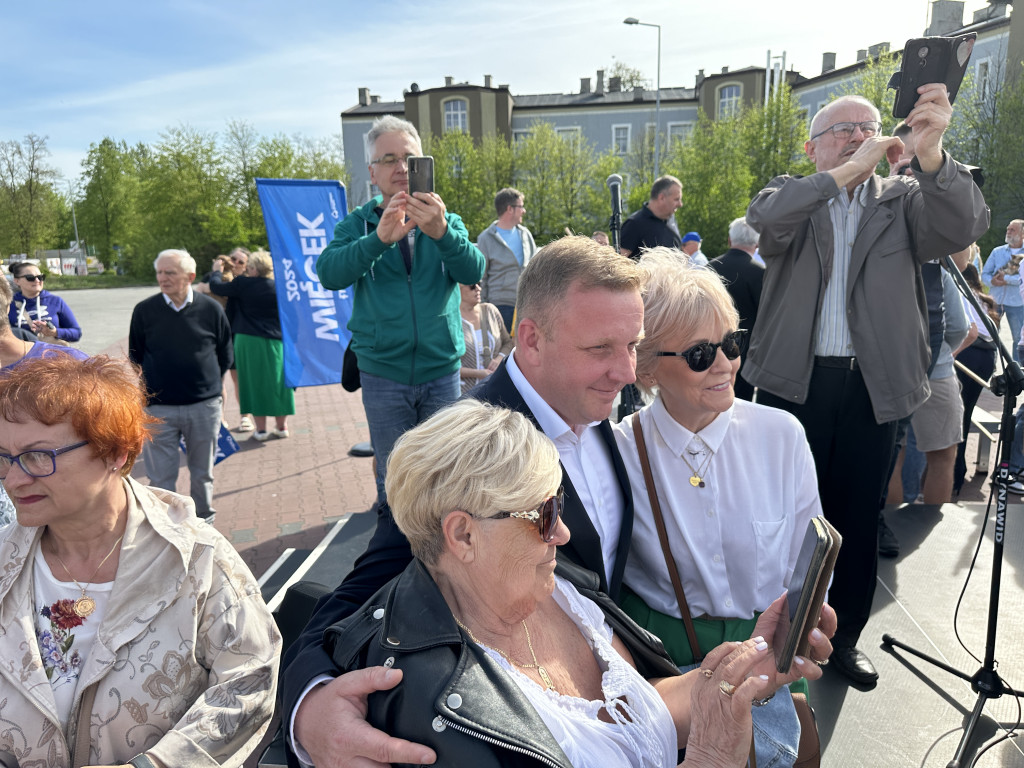 Prezydent Warszawy Rafał Trzaskowski w Radomsku