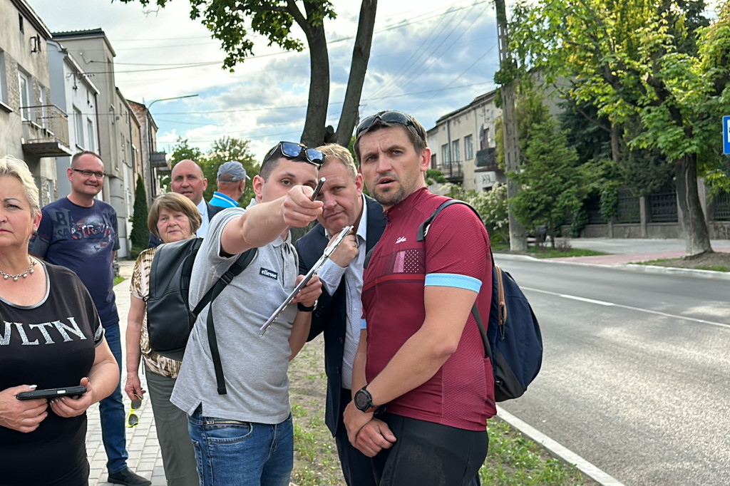 Społeczny odbiór ul. Piłsudskiego w Radomsku