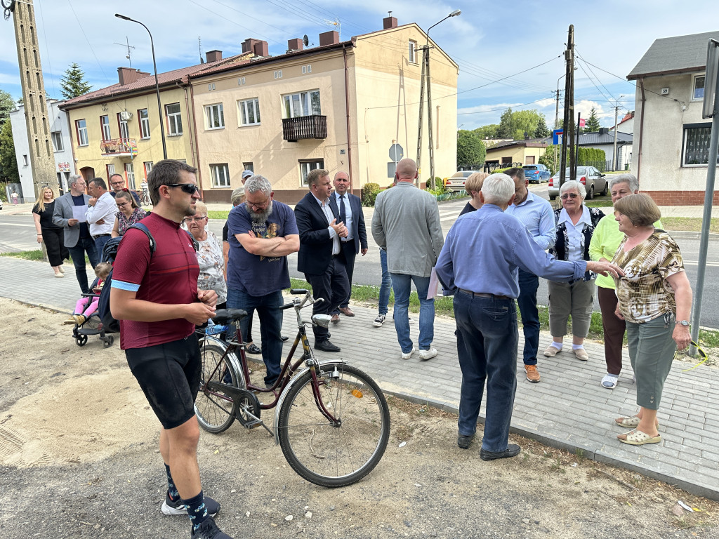 Społeczny odbiór ul. Piłsudskiego w Radomsku