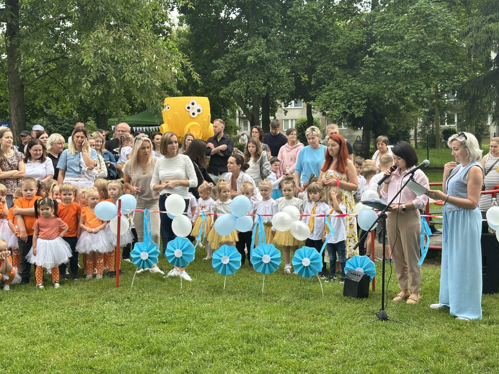 Piknik rodzinny w przedszkolu nr 10 w Radomsku
