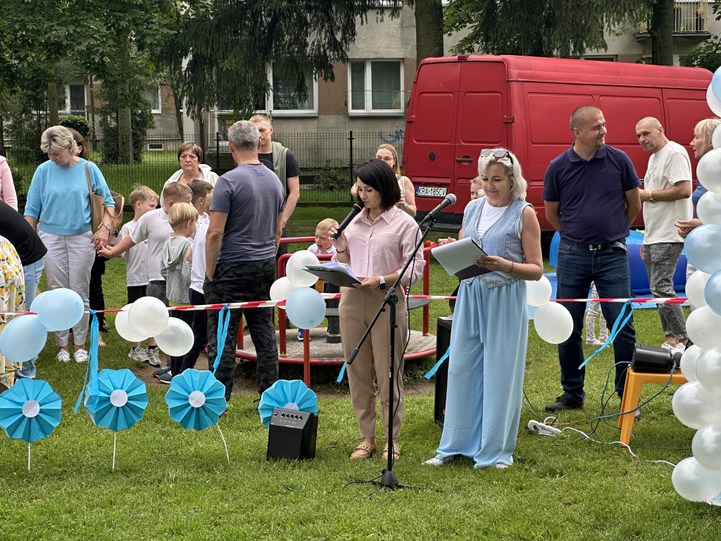 Piknik rodzinny w przedszkolu nr 10 w Radomsku