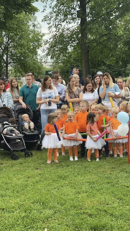 Piknik rodzinny w przedszkolu nr 10 w Radomsku