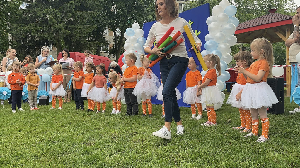 Piknik rodzinny w przedszkolu nr 10 w Radomsku