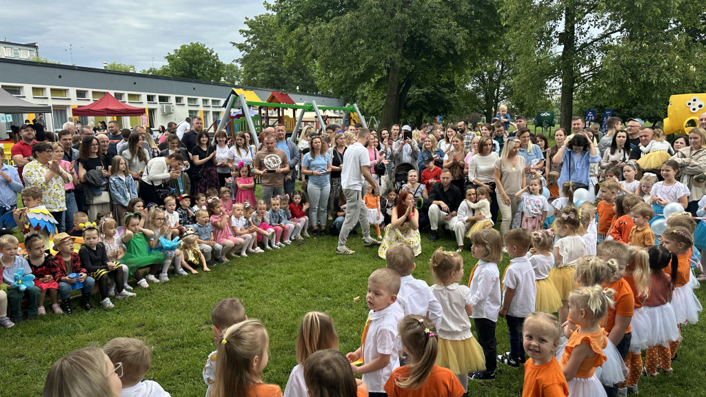 Piknik rodzinny w przedszkolu nr 10 w Radomsku