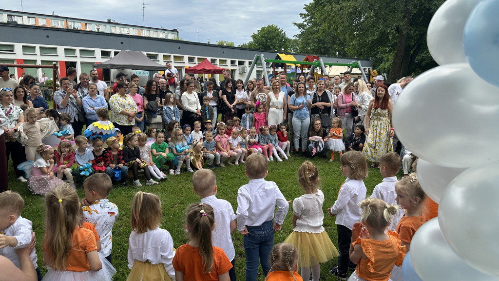 Piknik rodzinny w przedszkolu nr 10 w Radomsku