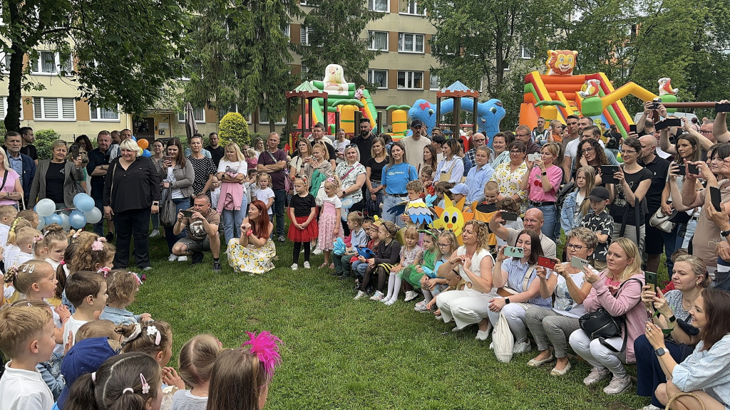 Piknik rodzinny w przedszkolu nr 10 w Radomsku