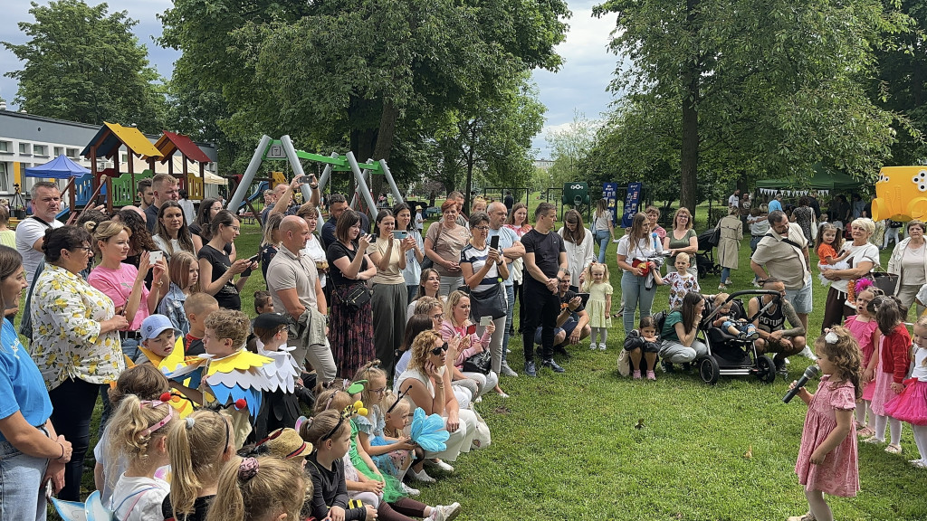 Piknik rodzinny w przedszkolu nr 10 w Radomsku