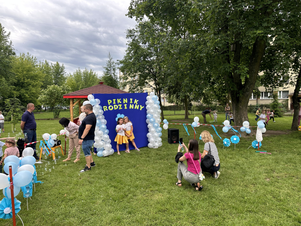 Piknik rodzinny w przedszkolu nr 10 w Radomsku
