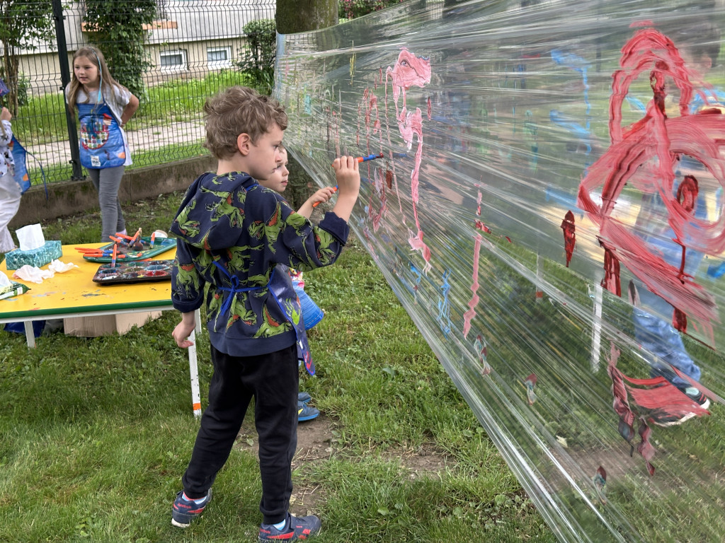 Piknik rodzinny w przedszkolu nr 10 w Radomsku