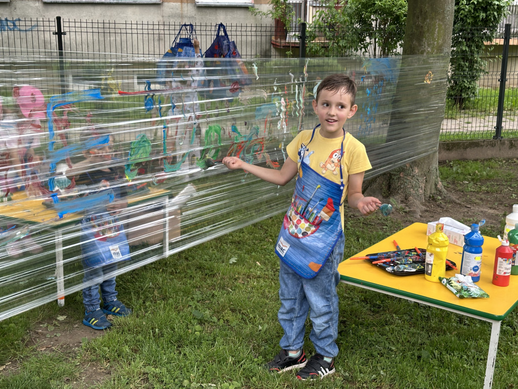 Piknik rodzinny w przedszkolu nr 10 w Radomsku