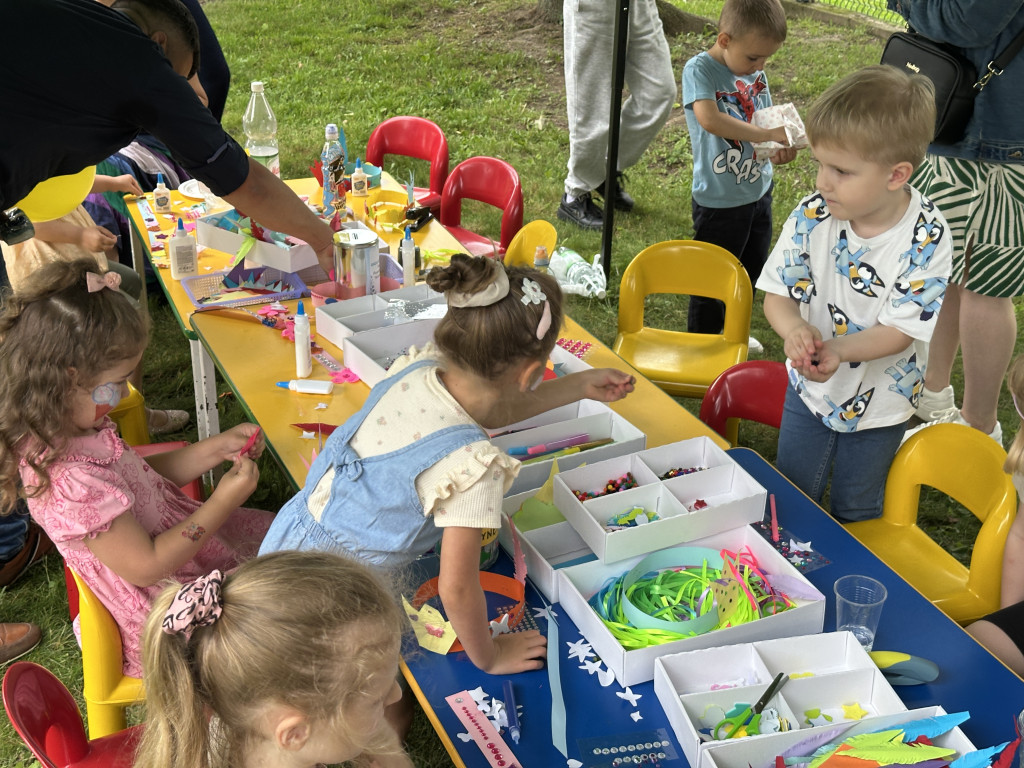 Piknik rodzinny w przedszkolu nr 10 w Radomsku