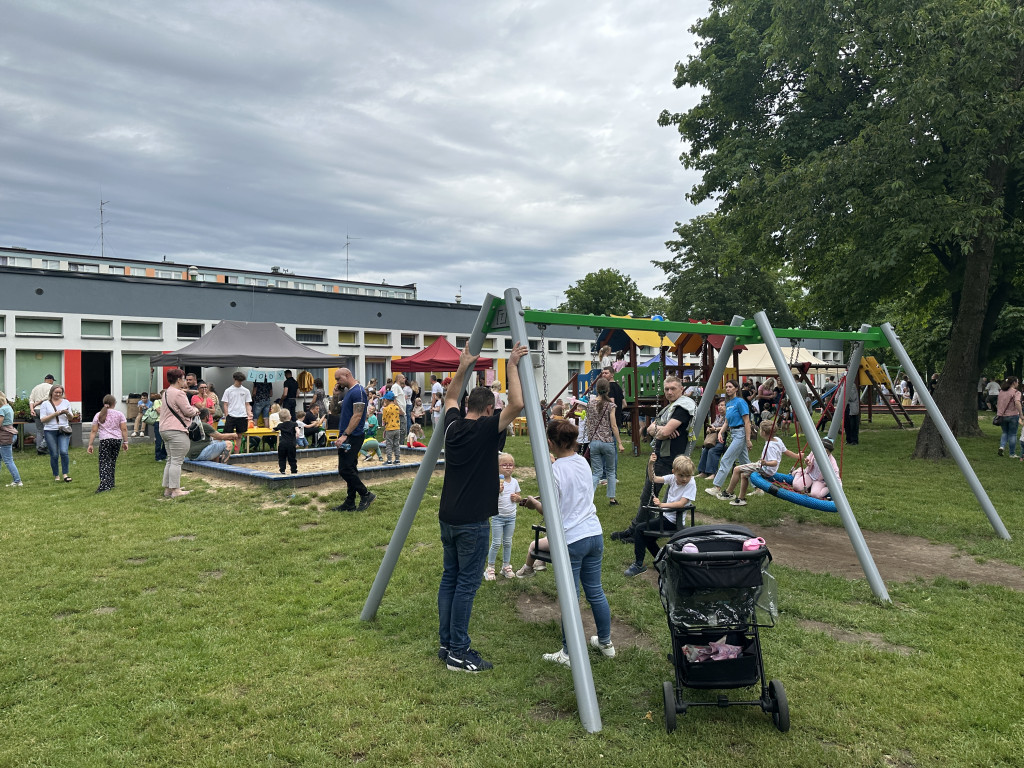 Piknik rodzinny w przedszkolu nr 10 w Radomsku