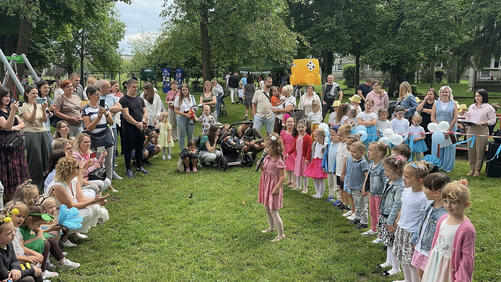 Piknik rodzinny w przedszkolu nr 10 w Radomsku
