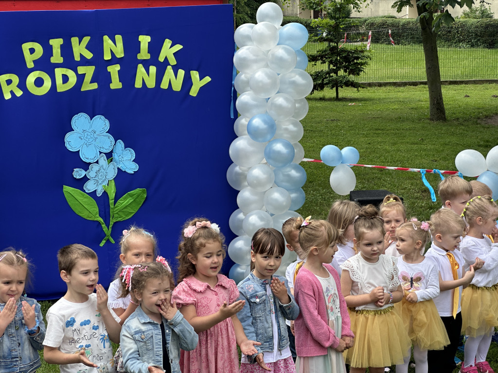 Piknik rodzinny w przedszkolu nr 10 w Radomsku