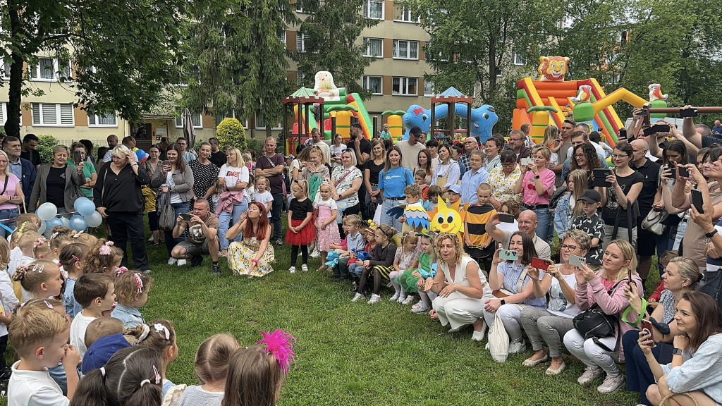 Piknik rodzinny w przedszkolu nr 10 w Radomsku