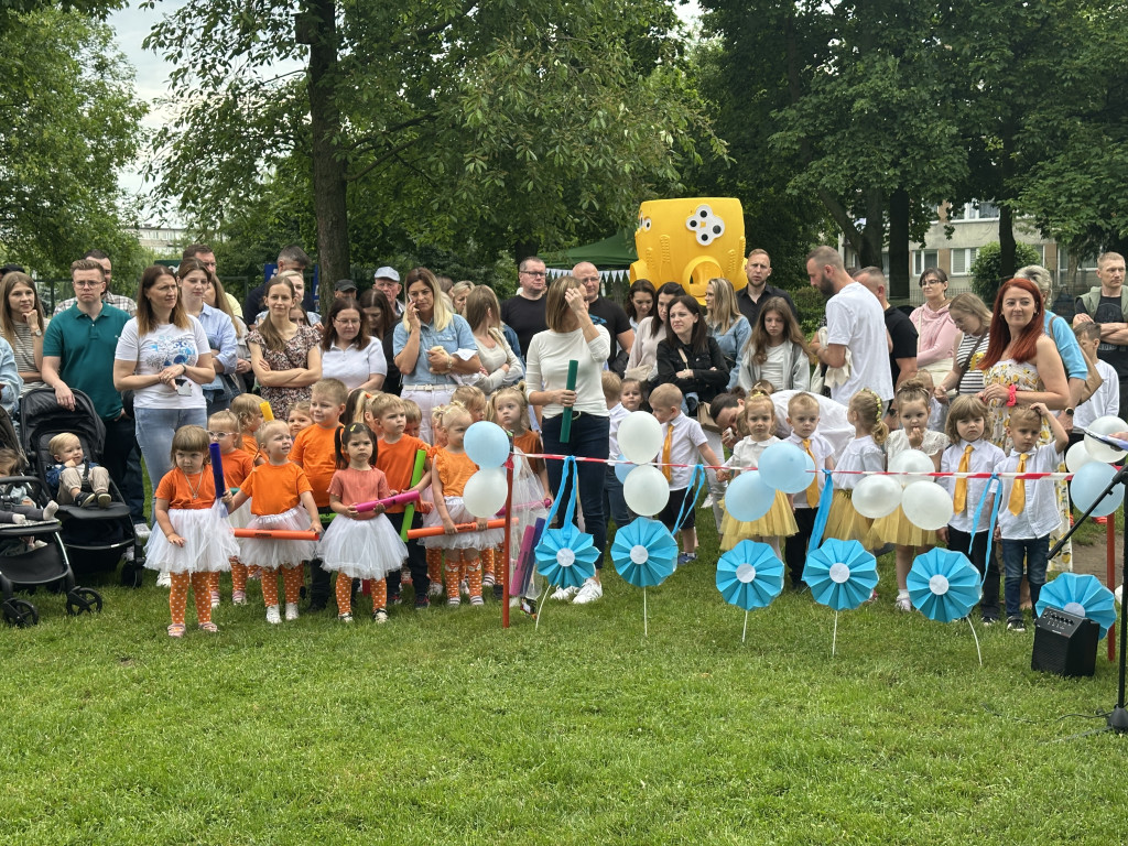 Piknik rodzinny w przedszkolu nr 10 w Radomsku