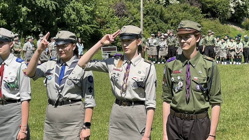Apel na zakończenie Święta Hufca ZHP Radomsko
