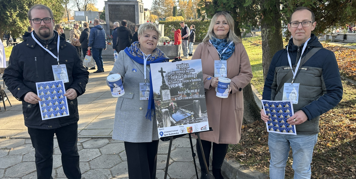 Kwesta na Cmentarzu Starym i Nowym w Radomsku