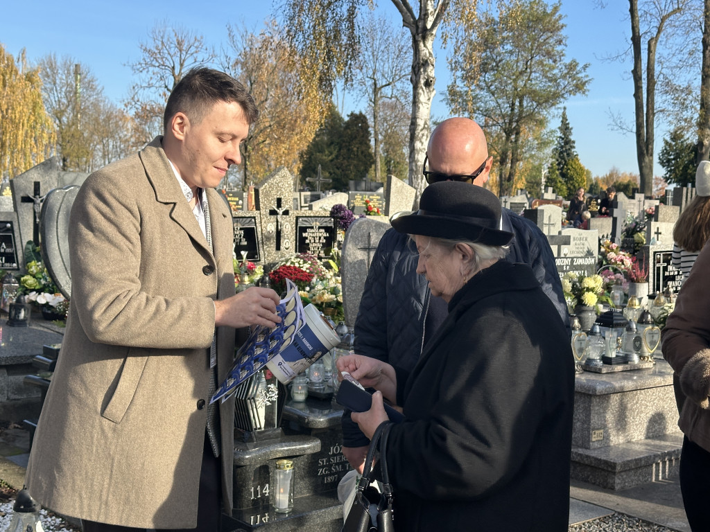 Kwesta na Cmentarzu Starym i Nowym w Radomsku