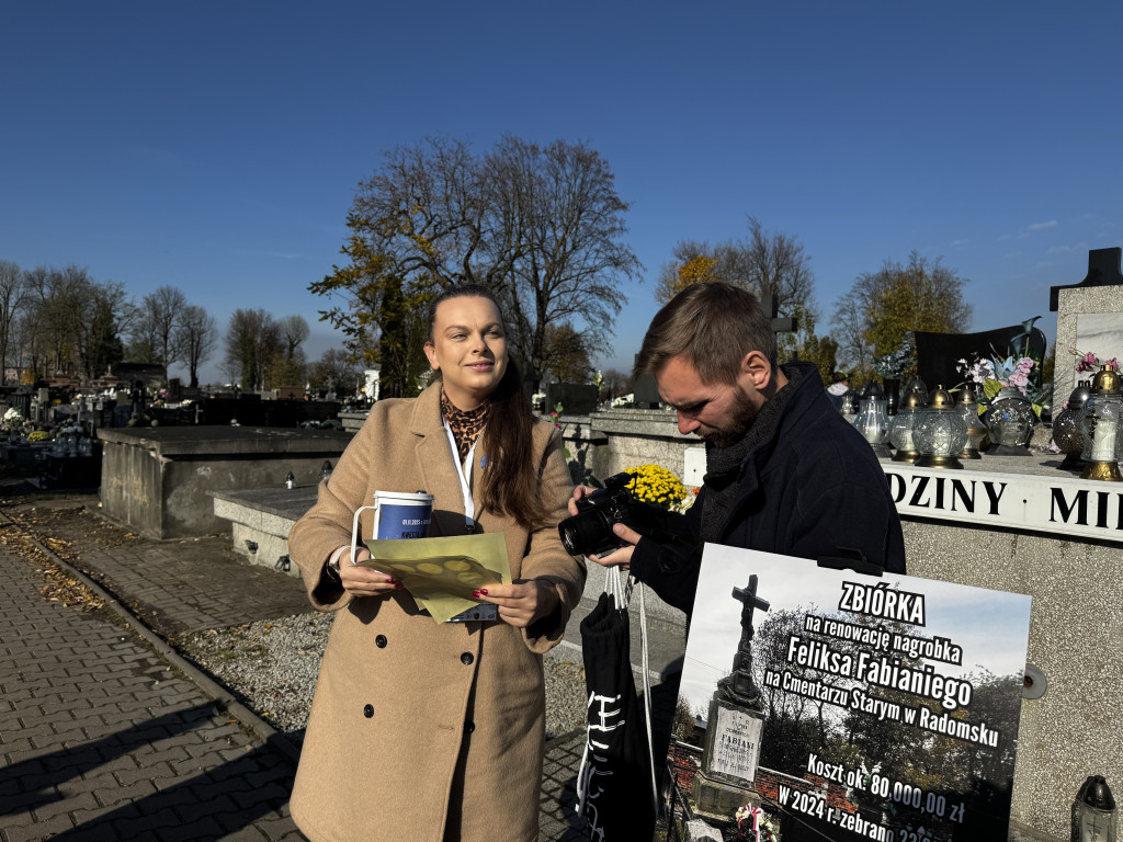 Kwesta na Cmentarzu Starym i Nowym w Radomsku