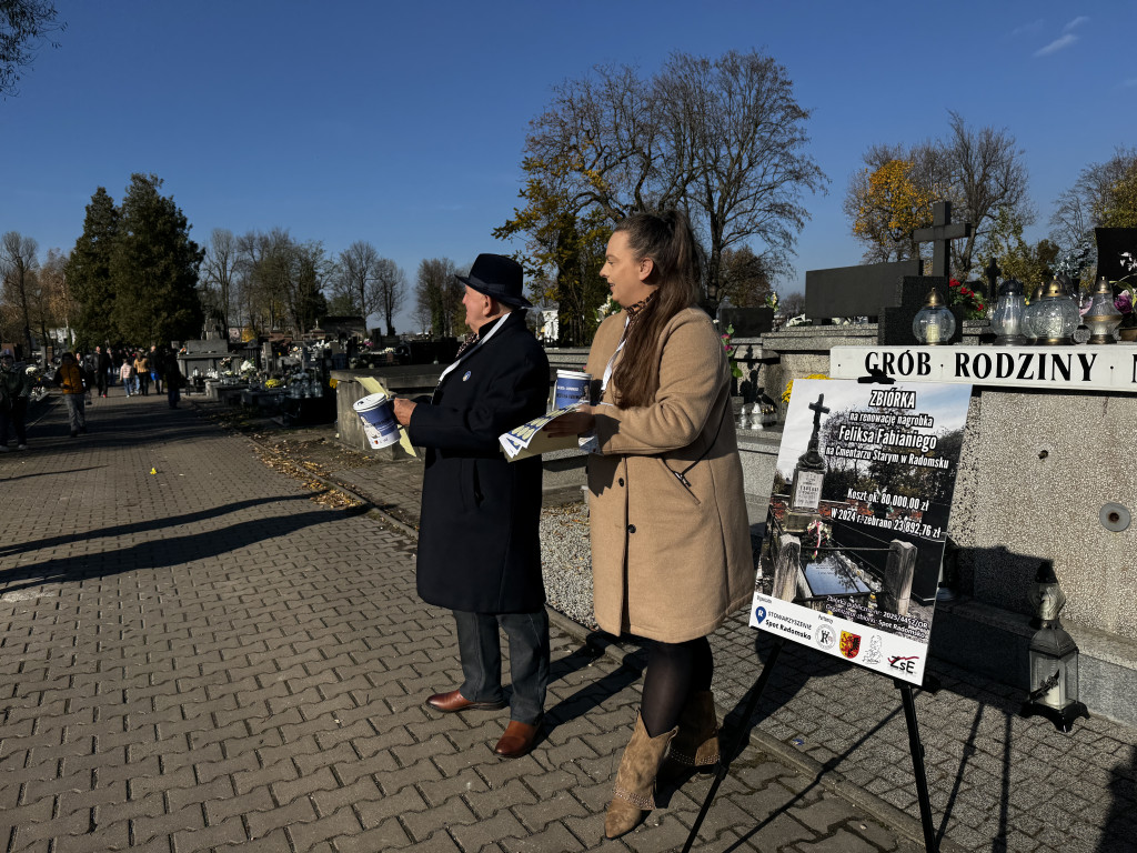 Kwesta na Cmentarzu Starym i Nowym w Radomsku