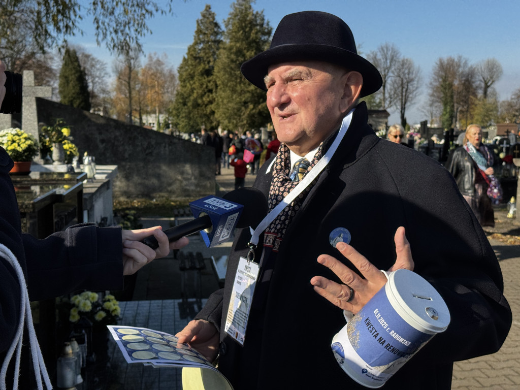 Kwesta na Cmentarzu Starym i Nowym w Radomsku