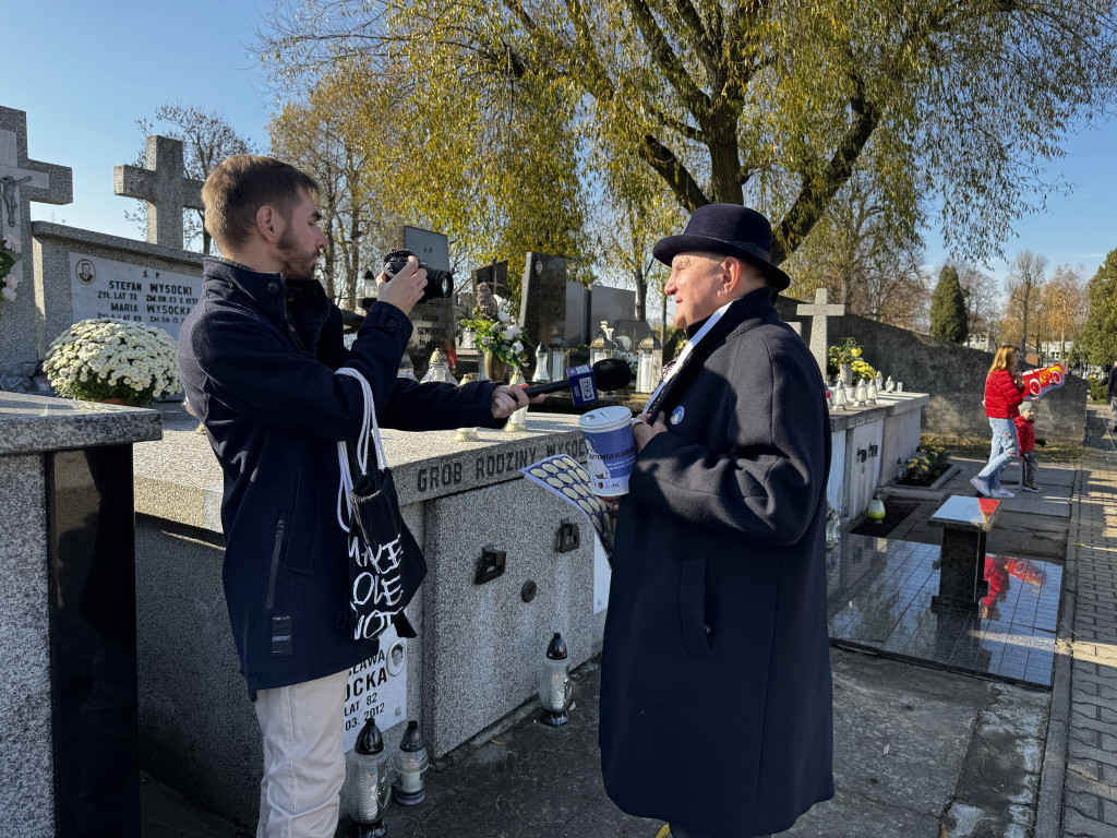 Kwesta na Cmentarzu Starym i Nowym w Radomsku