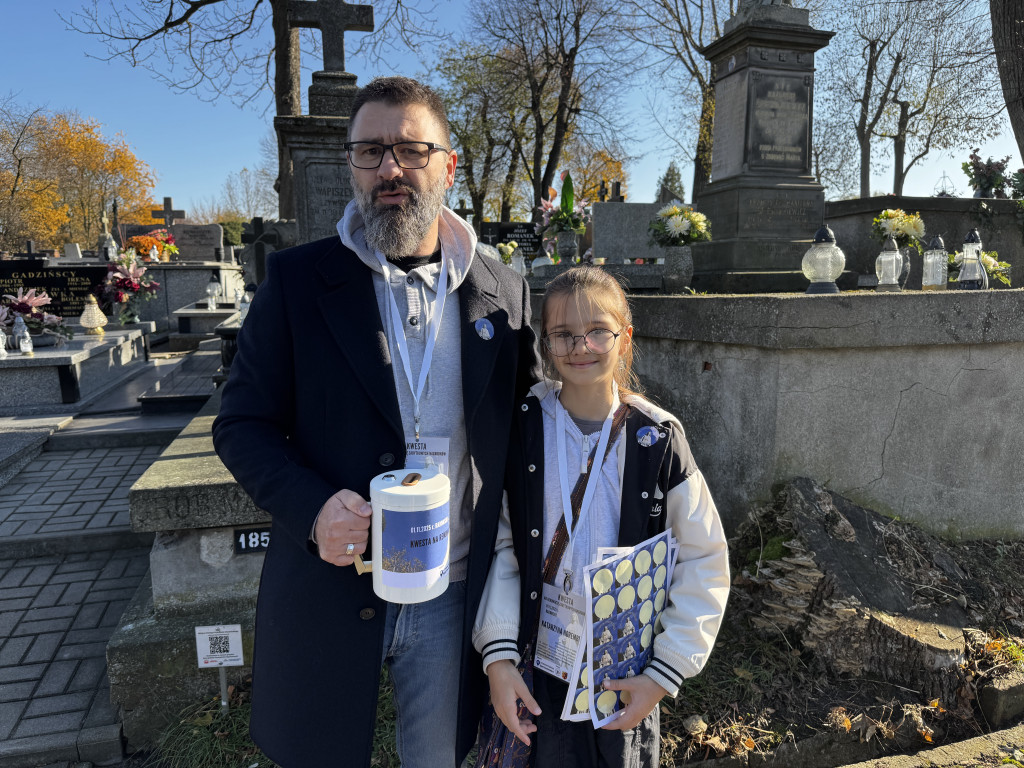 Kwesta na Cmentarzu Starym i Nowym w Radomsku