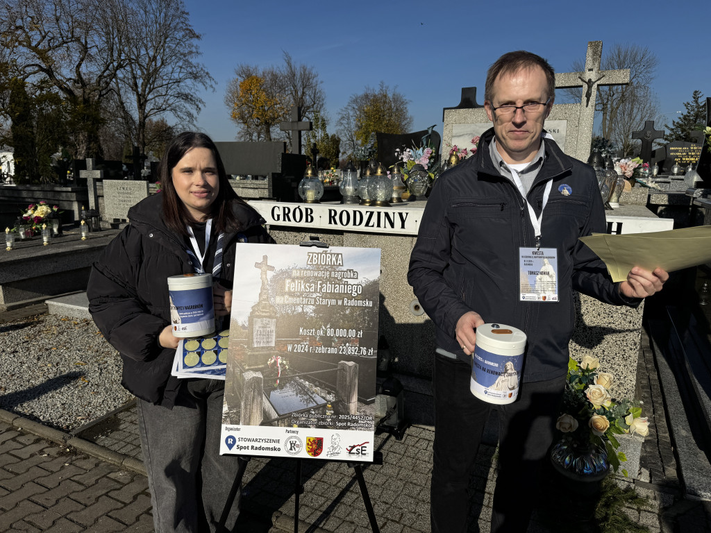 Kwesta na Cmentarzu Starym i Nowym w Radomsku