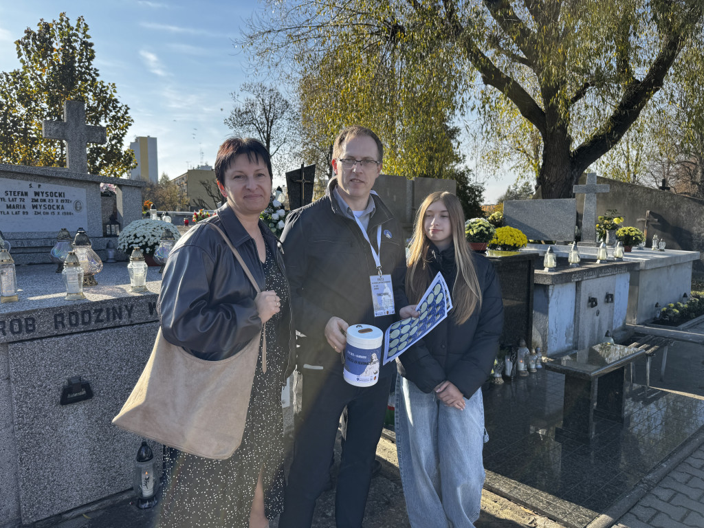 Kwesta na Cmentarzu Starym i Nowym w Radomsku