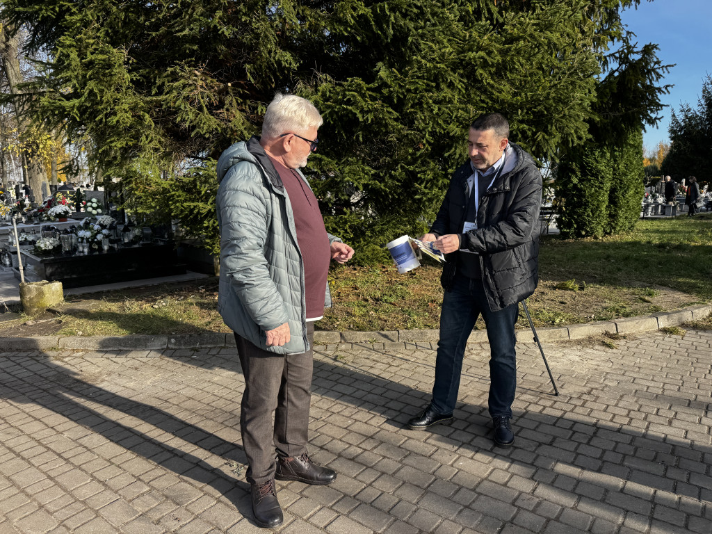 Kwesta na Cmentarzu Starym i Nowym w Radomsku